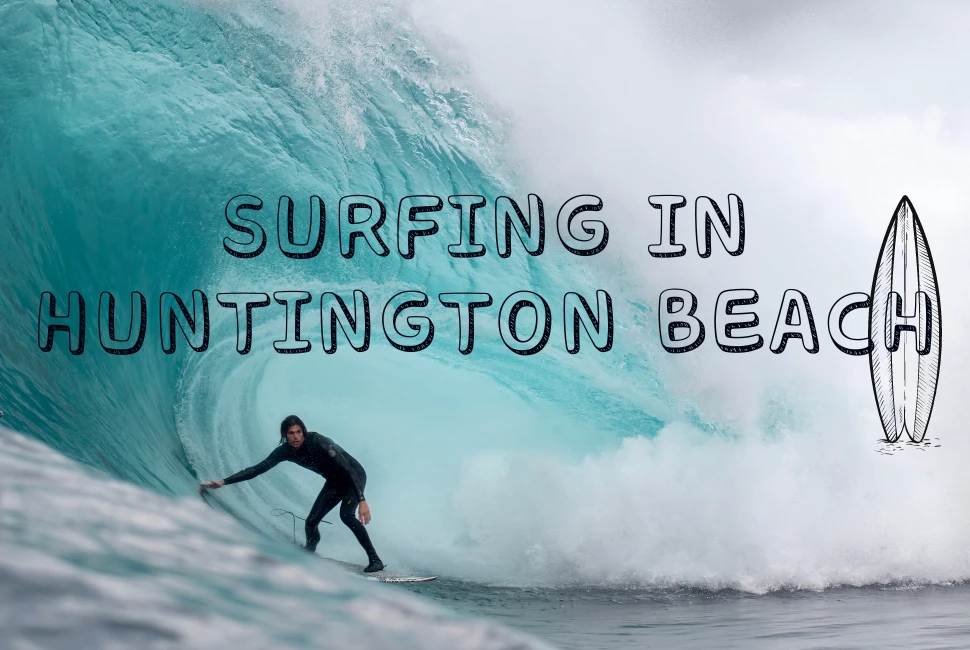 Surfing In Huntington Beach